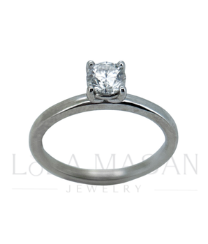 14k Gold Ring with a moissanite 