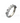 Available! Size 17! Silver ring with moissanites Half Eternity