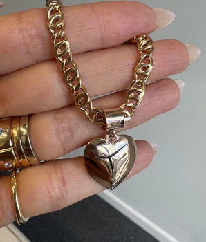 14K Gold Heart pendant (without chain)