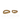Gold wedding rings, wave shape