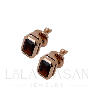 14K Zelta auskari ar granātiem