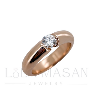 14K Gold ring with a floating gemstone