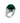 Available! Size 17.5! Silver Candy ring with malachite
